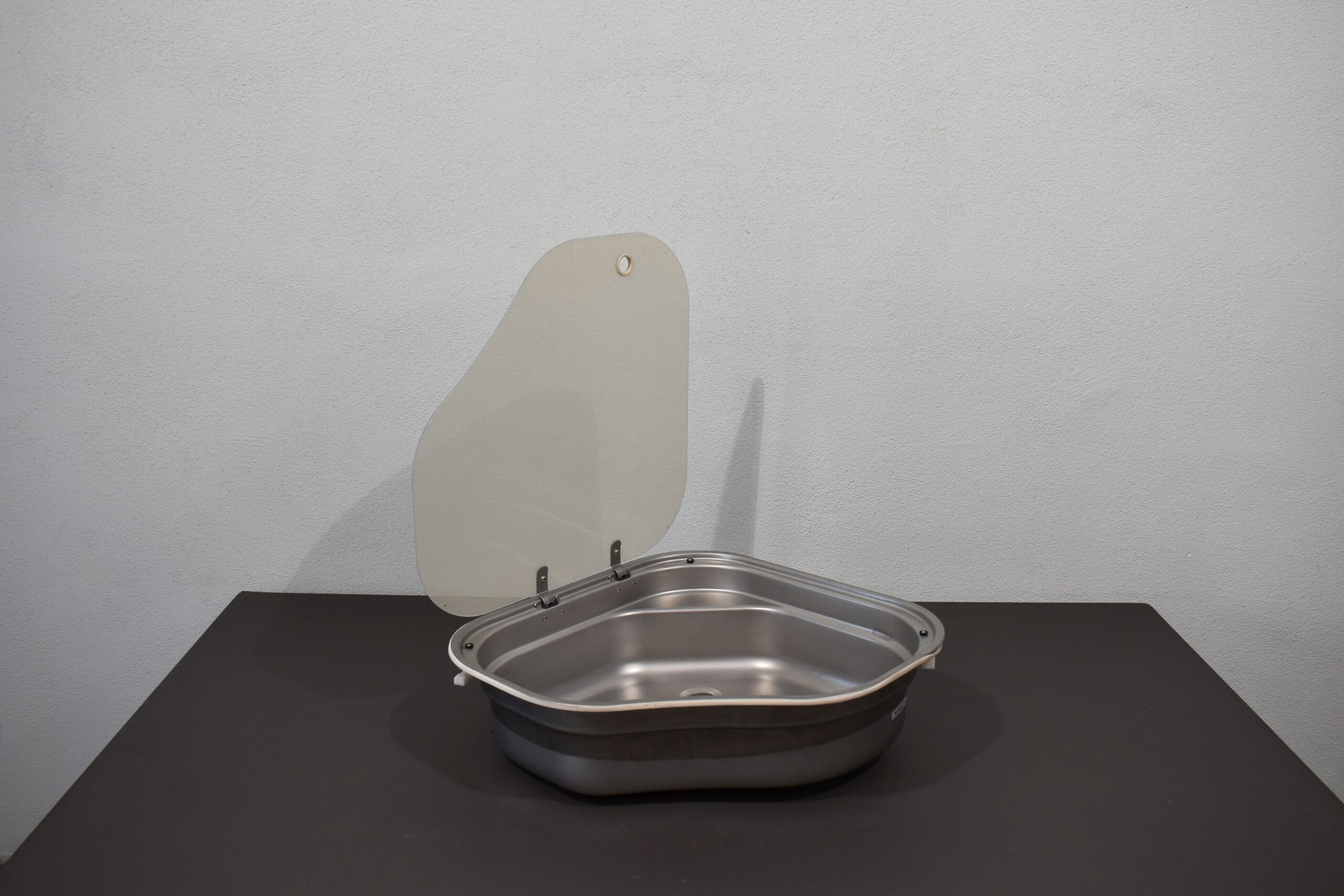 Edelstahl Eck-Spülbecken 560x455mm – Bild 4