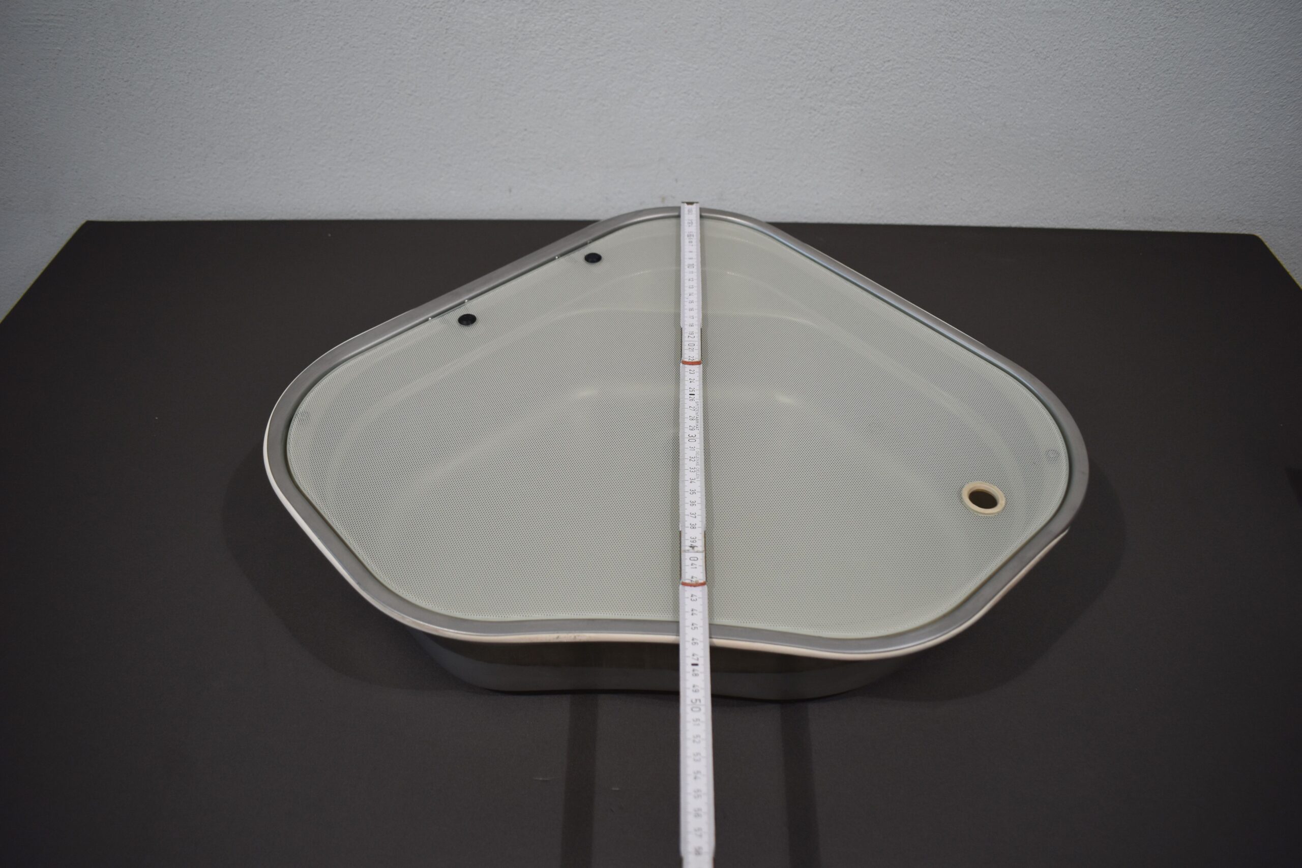 Edelstahl Eck-Spülbecken 560x455mm – Bild 12