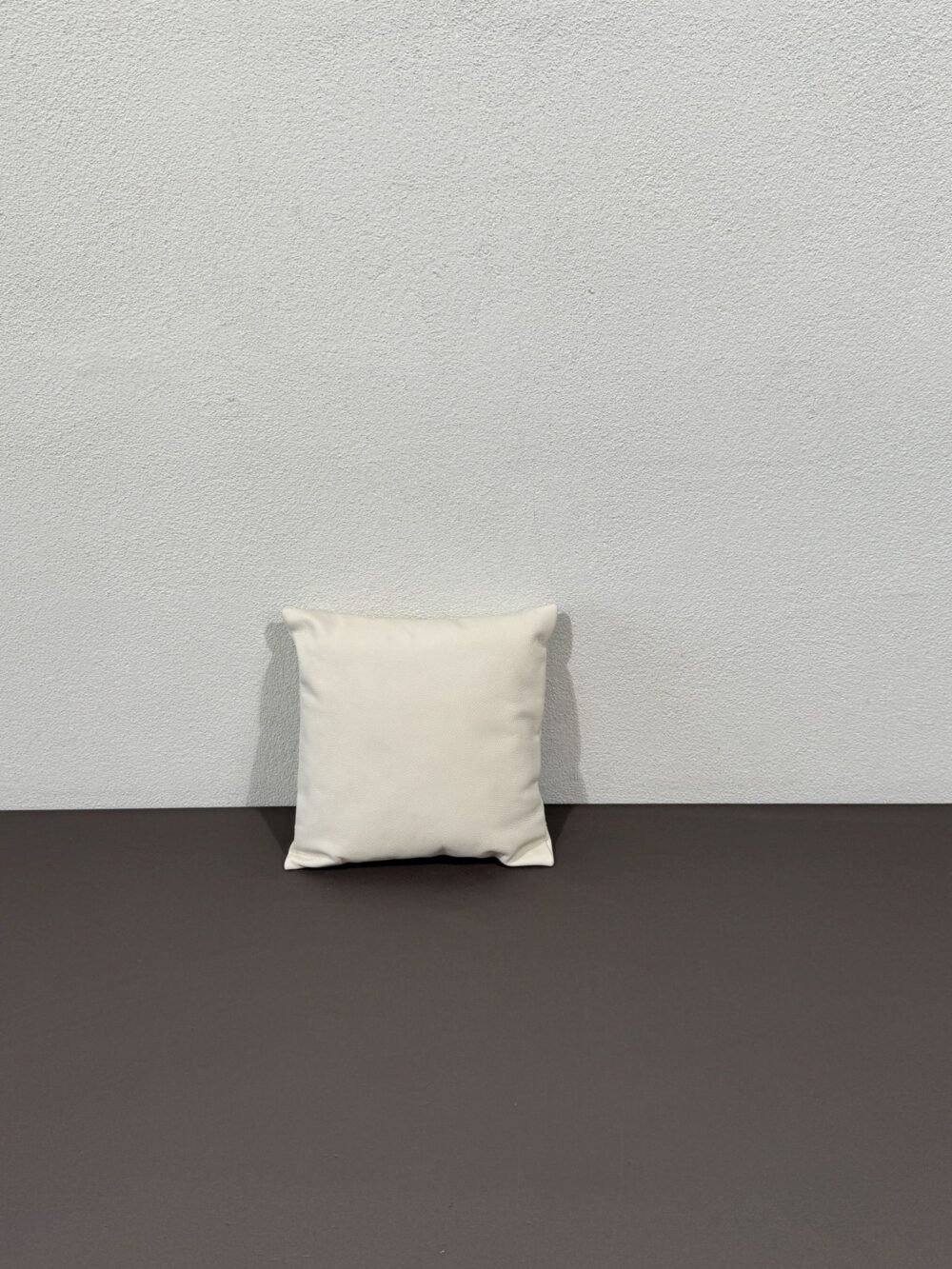 Niesmann und Bischoff Lederkissen weiß 30x30cm