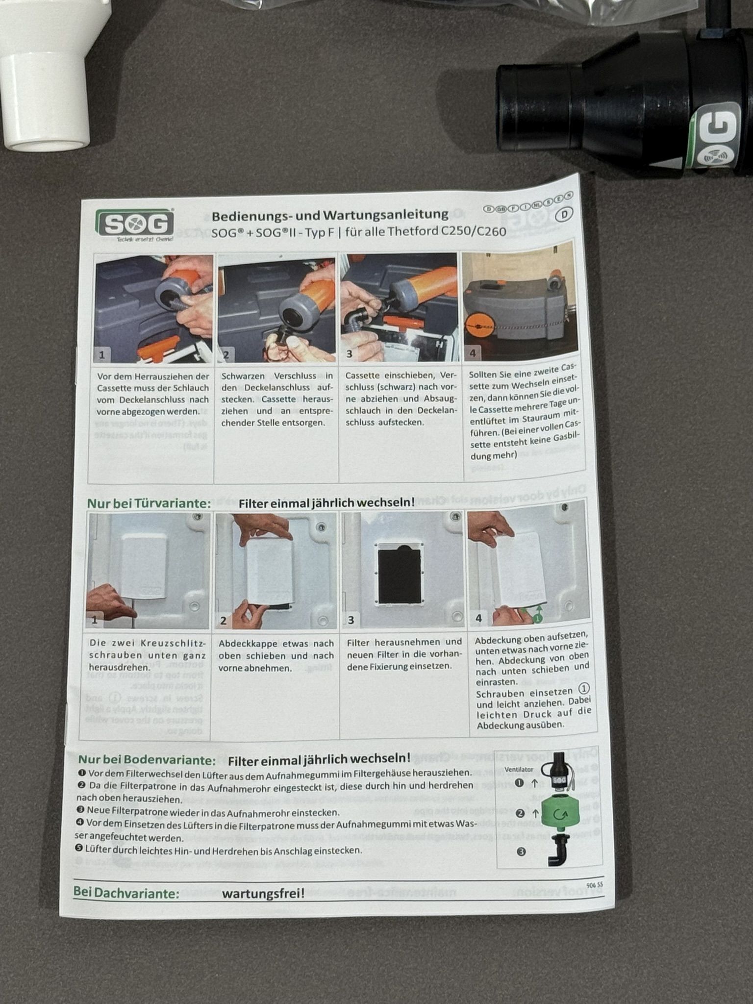 SOG Toiletten Entlüftung Typ F C250/C260 406 1201 – Bild 7