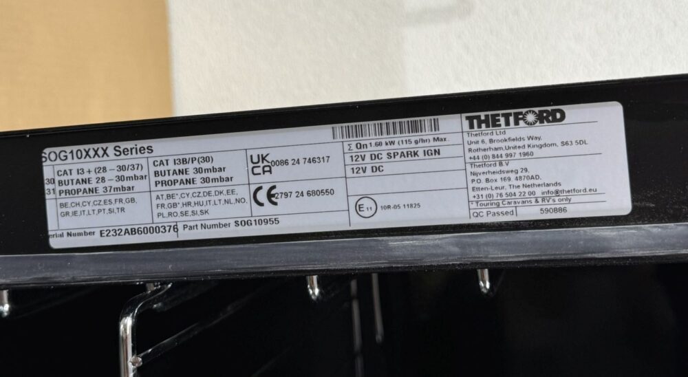 Thetford Backofen SOG10955 für Wohnmobil – Bild 4