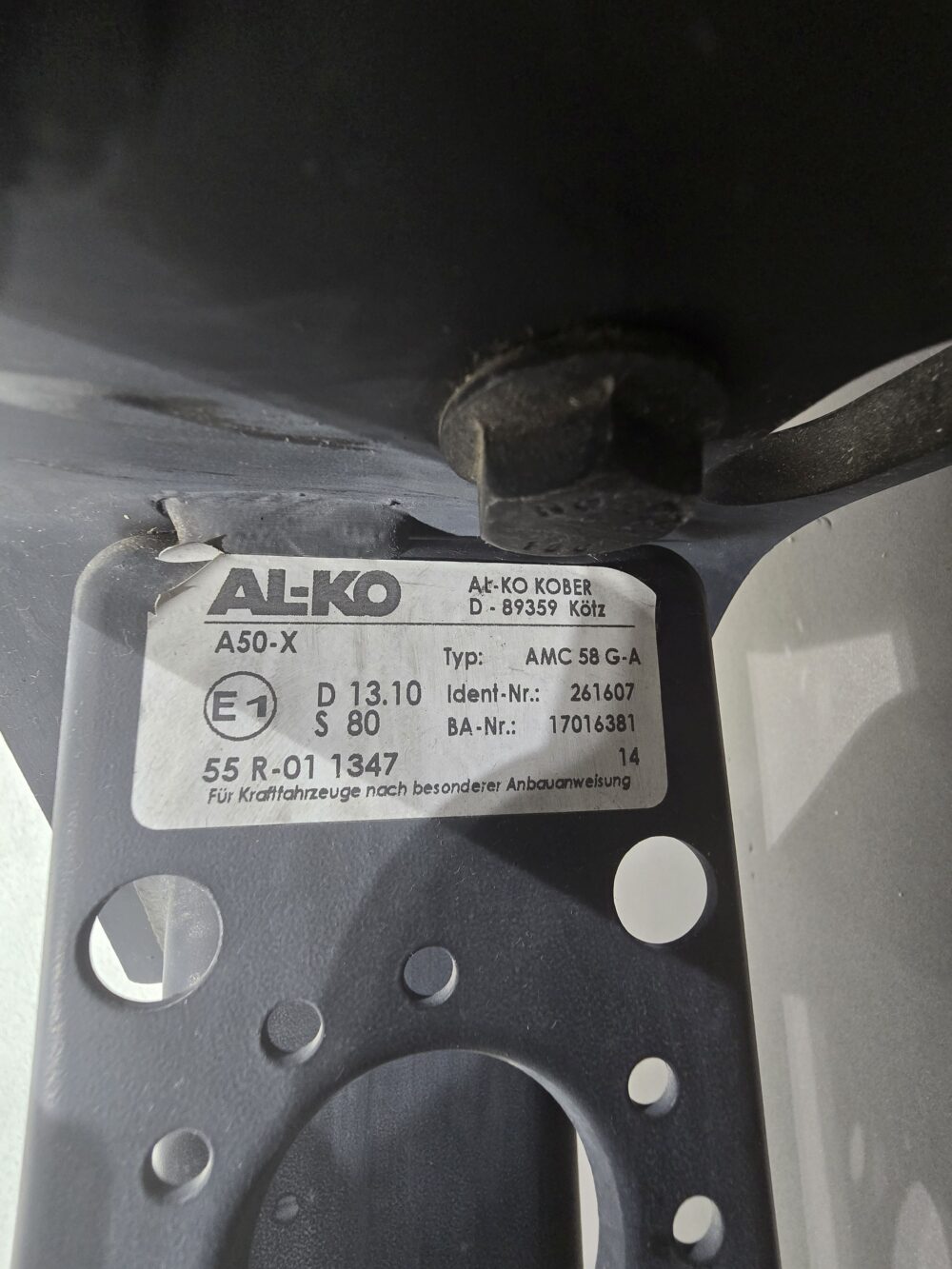 AL-KO Anhängerkupplung (Abnehmbar) Art.: A50-X – Bild 4