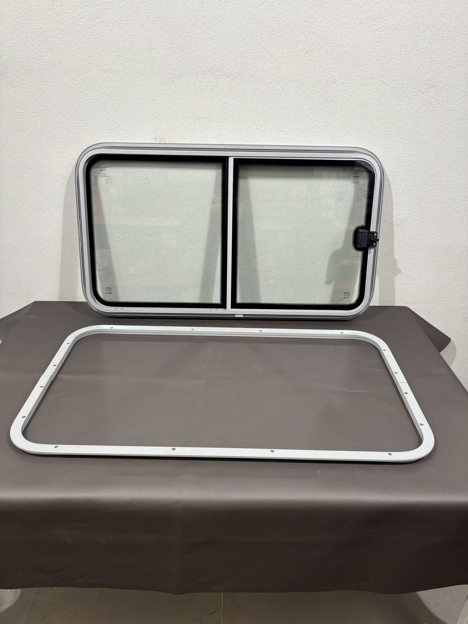 Mekuwa Echtglasfenster 1000x590mm grau – Bild 2