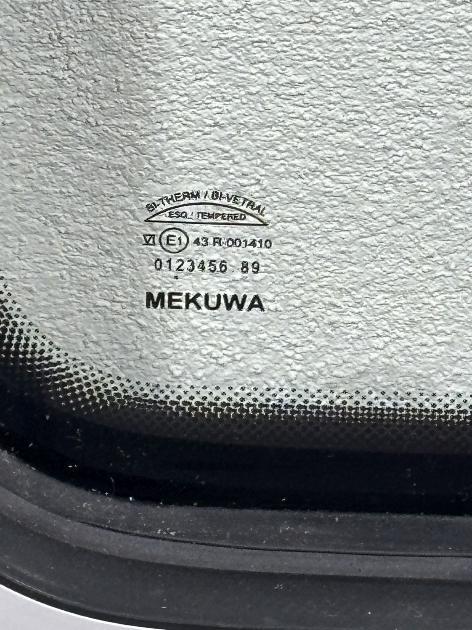 Mekuwa Echtglasfenster 1000x590mm grau – Bild 11