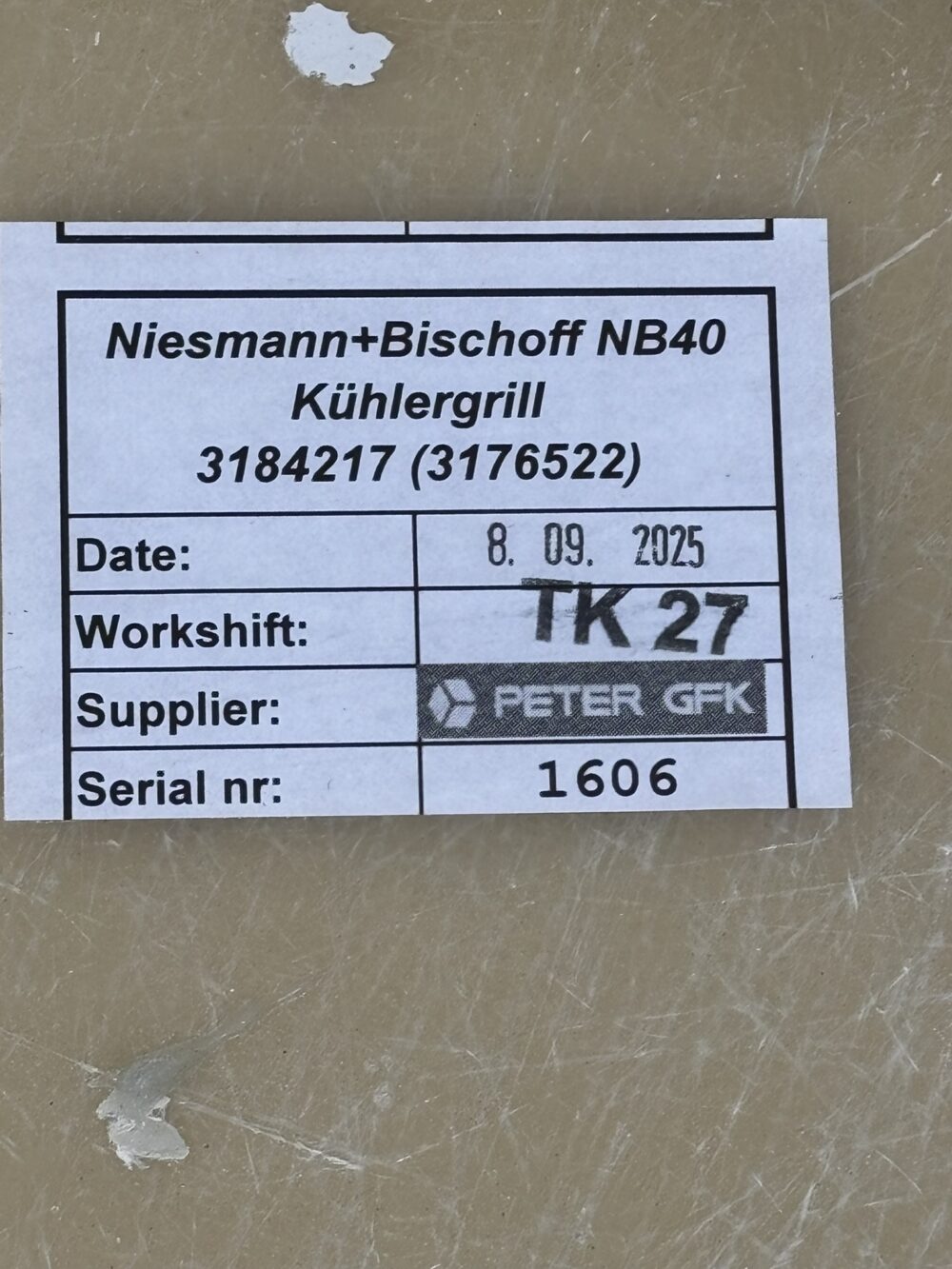 Niesmann+Bischoff Kühlergrill NB40 – Bild 9