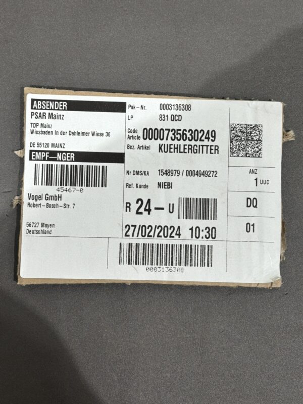 Niesmann+Bischoff Kühlergrill – Bild 2