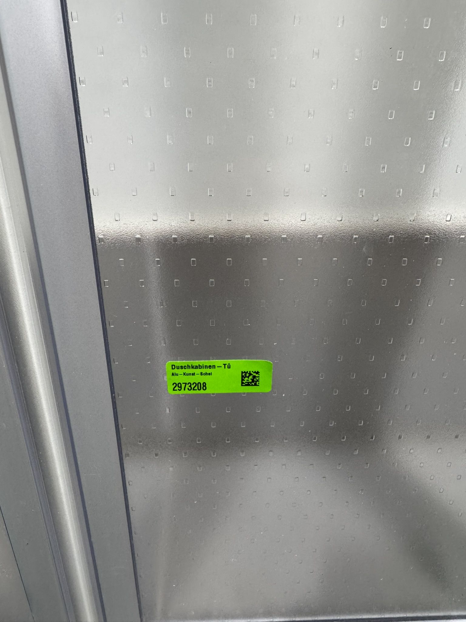 Wohnmobil Duschkabinentür Alu 180x66cm – Bild 5