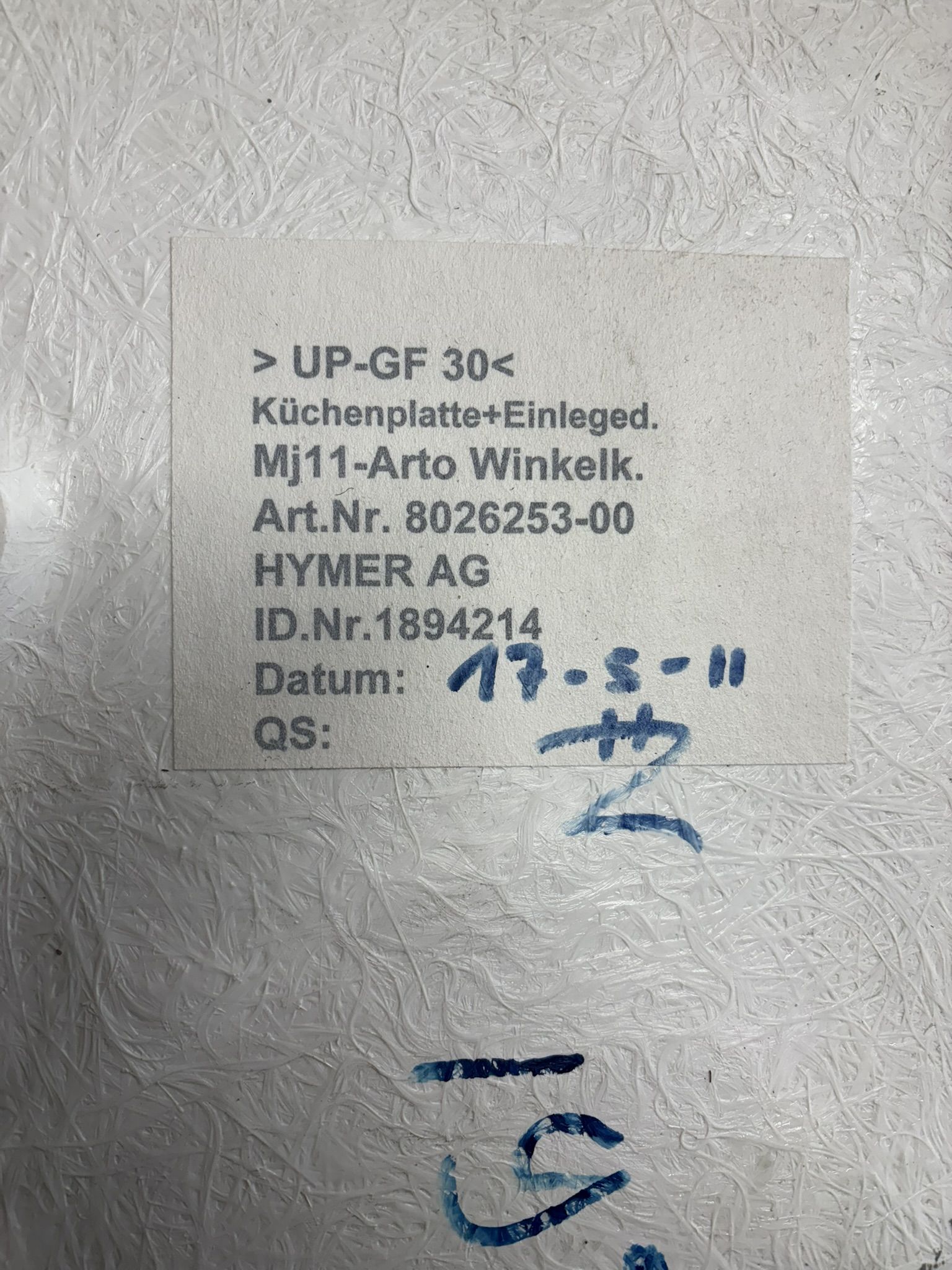 Küchenplatte HYMER 8026253-00 Mj11-Arto – Bild 3