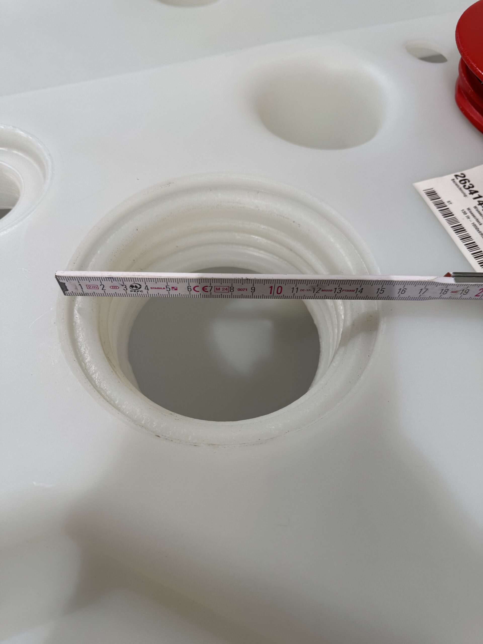 Niesmann + Bischoff Wassertank 130 Liter 1050x695x250 – Bild 6