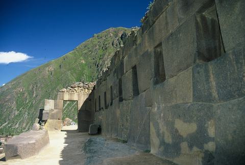 Inkamurene i Ollantaytambo
