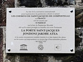 Routes of Santiago de Compostela in France by Clyde