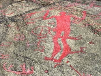 Rock Carvings in Tanum by Clyde