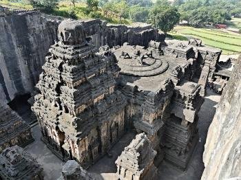 Ellora Caves by Clyde