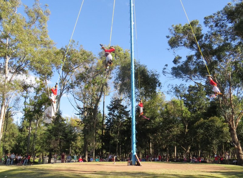 Voladores in Chapultepec