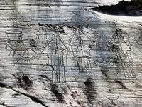 Rock Drawings in Valcamonica by Clyde