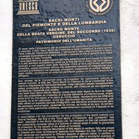 Plaque of Sacri Monti