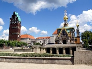 Mathildenhöhe Darmstadt  by Hubert