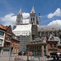 Notre-Dame Cathedral in Tournai by Jarek Pokrzywnicki
