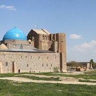 Mausoleum of Khoja Ahmed Yasawi by Juha Sjoeblom