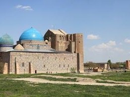 Mausoleum of Khoja Ahmed Yasawi by Juha Sjoeblom