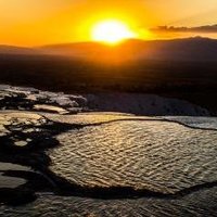 Hierapolis-Pamukkale by Michael Turtle
