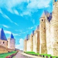 Fortified City of Carcassonne by Frederik Dawson