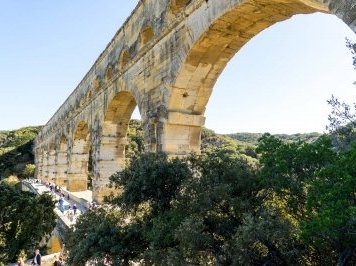 Pont du Gard by Michael Turtle