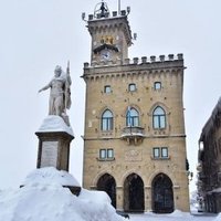 San Marino and Mount Titano by Frederik Dawson