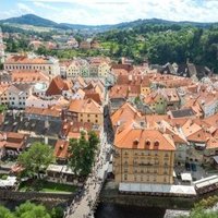 Cesky Krumlov by Michael Turtle
