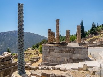 Archaeological Site of Delphi by Ilya Burlak