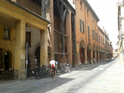 The Porticoes of Bologna by Matejicek