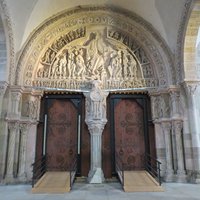 Sculpted portal of Vézelay Church