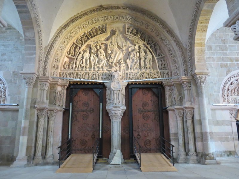 Sculpted portal of Vézelay Church