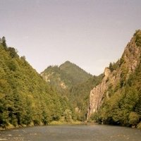 The Dunejec River Gorge in the Pieniny Mountains by Matejicek