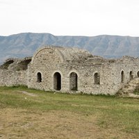Inside the citadel area of Berat Castle