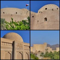 The forts of Rostaq and al-Hazm by Clyde