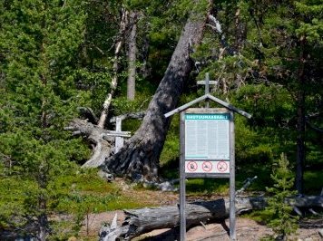 The Holy place of worship of Ukonsaari by Randi Thomsen