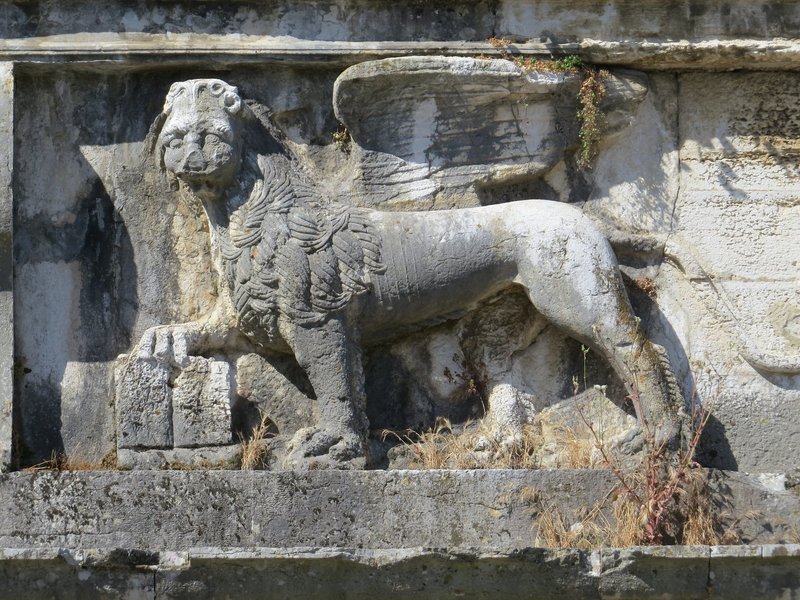 Venetian winged lion, Corfu New Fortress