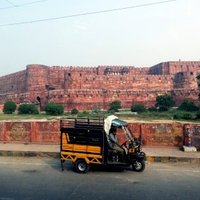 Agra Fort by Jean Lecaillon