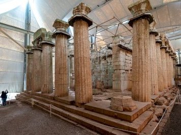 Temple of Apollo Epicurius at Bassae by Michael Turtle