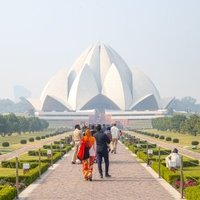 Bahá'í House of Worship at New Delhi by Carlo Sarion