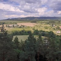 View from the top, Klokočské skály