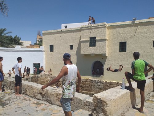 The Roman Basins of Gafsa just front the museum