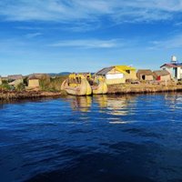Lake Titicaca by Dennis Nicklaus