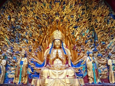 Dazu Rock Carvings by Frederik Dawson