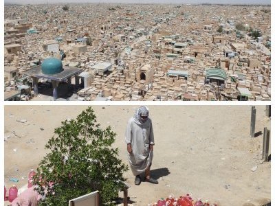 Wadi Al-Salam Cemetery in Najaf by Els Slots