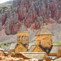 The monastery of Noravank and the upper Amaghou Va by Kevin McFarland