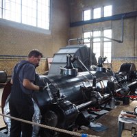 Maintenance of one of the 8 water pumps