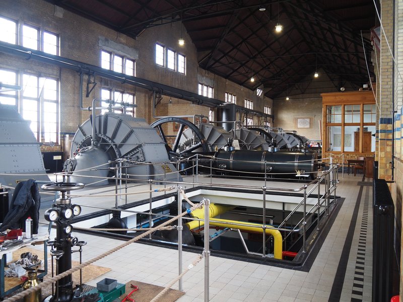 room of 8 centrifugal pumps