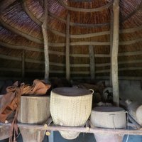 Kasubi Tombs (Buganda): Interior of the Royal Drum House